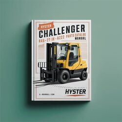 Hyster Challenger R45-27IH A222 Forklift Parts Catalog PDF