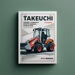 Takeuchi TB138FR Compact Excavator Parts (sn 13810003-) Catalog PDF