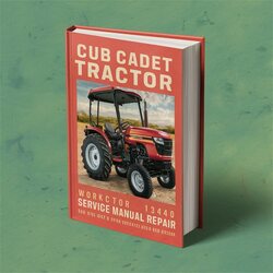 Cub Cadet Tractor 1340 Service Repair Workshop Manual PDF