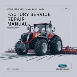 Ford New Holland 4610 4630 Service Repair Workshop Manual PDF