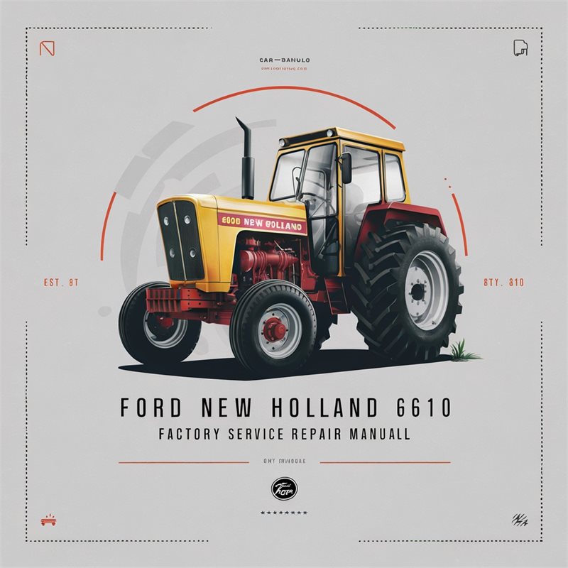 Ford New Holland 6610 Service Repair Workshop Manual PDF