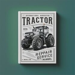 International Harvester Tractor 826 Service Repair Workshop Manual PDF
