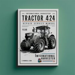 International Harvester Tractor 424 Service Repair Workshop Manual PDF