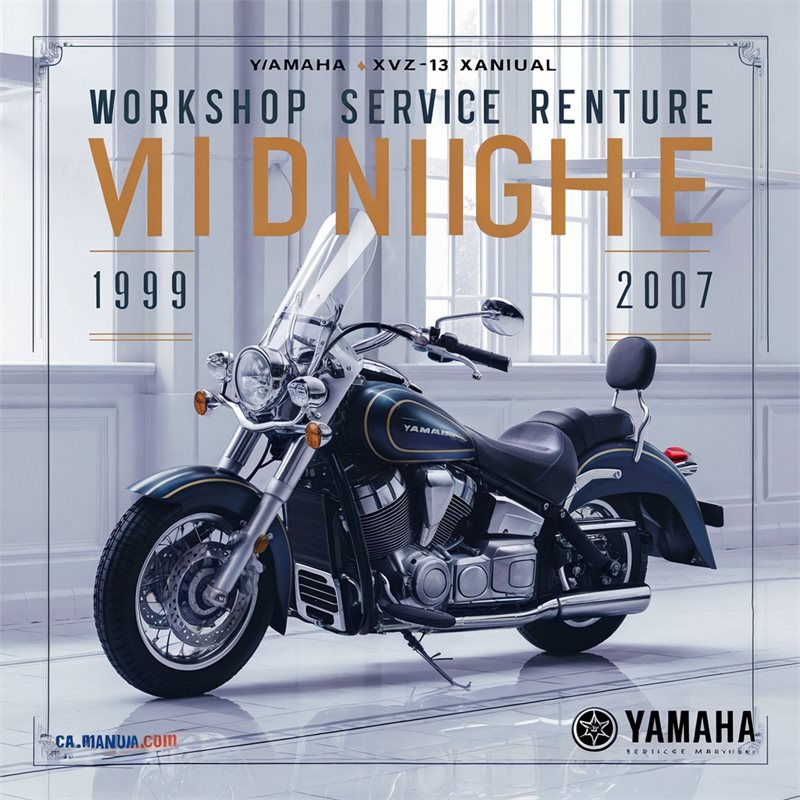 1999-2007 Yamaha Royal Star Venture XVZ13 XVZ1300 Midnight Motorcycle Service Repair Workshop Manual PDF