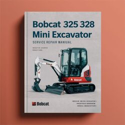 Bobcat 325 328 Mini Excavator Service Repair Workshop Manual PDF