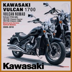 2009-2010 Kawasaki Vulcan 1700 Nomad/classic Tourer Motorcycle Service Repair Workshop Manual PDF