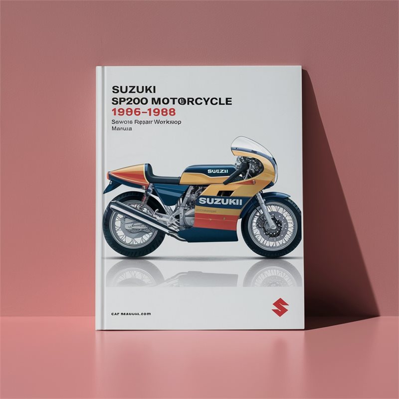 1986-1988 Suzuki SP Series SP200 DR200 Motorcycle Service Repair Workshop Manual PDF