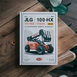 JLG 100HX 110HX 110HXER 6 Boom Lifts Illustrated Parts (p/n 3120637) Catalog PDF