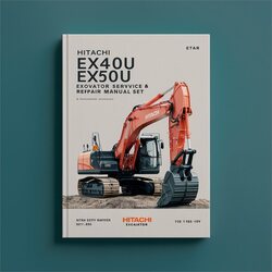 Hitachi EX40U EX50U Excavator SET Service Repair Workshop Manual PDF