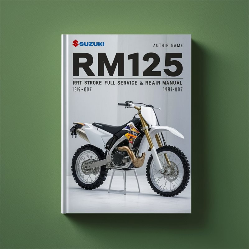 1996-2007 Suzuki RM Series RM125 Dirt Bike 2 Stroke Service Repair Workshop Manual PDF
