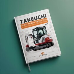 Takeuchi TB025 TB030 TB035 Compact Excavator Service Repair Workshop Manual PDF