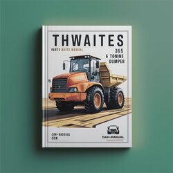 Thwaites 365 6 Tonne Dumper Parts Catalog PDF