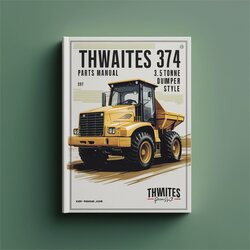Thwaites 374 3.5 Tonne Dumper Parts Catalog PDF