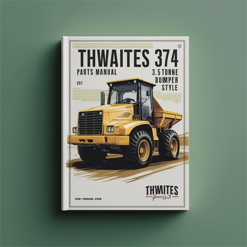 Thwaites 374 3.5 Tonne Dumper Parts Catalog PDF