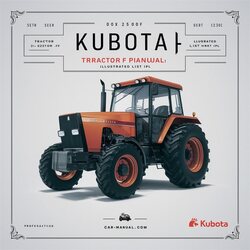 Kubota L2500 F Tractor Parts Illustrated List IPL Catalog PDF
