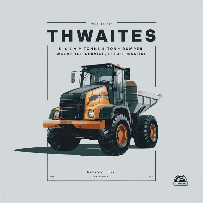 Thwaites 5 6 7 8 9 Tonne Ton Dumper Service Repair Workshop Manual PDF