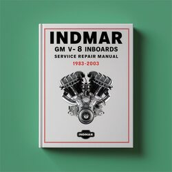 1983-2003 Indmar GM V-8 Inboards Service Repair Workshop Manual PDF