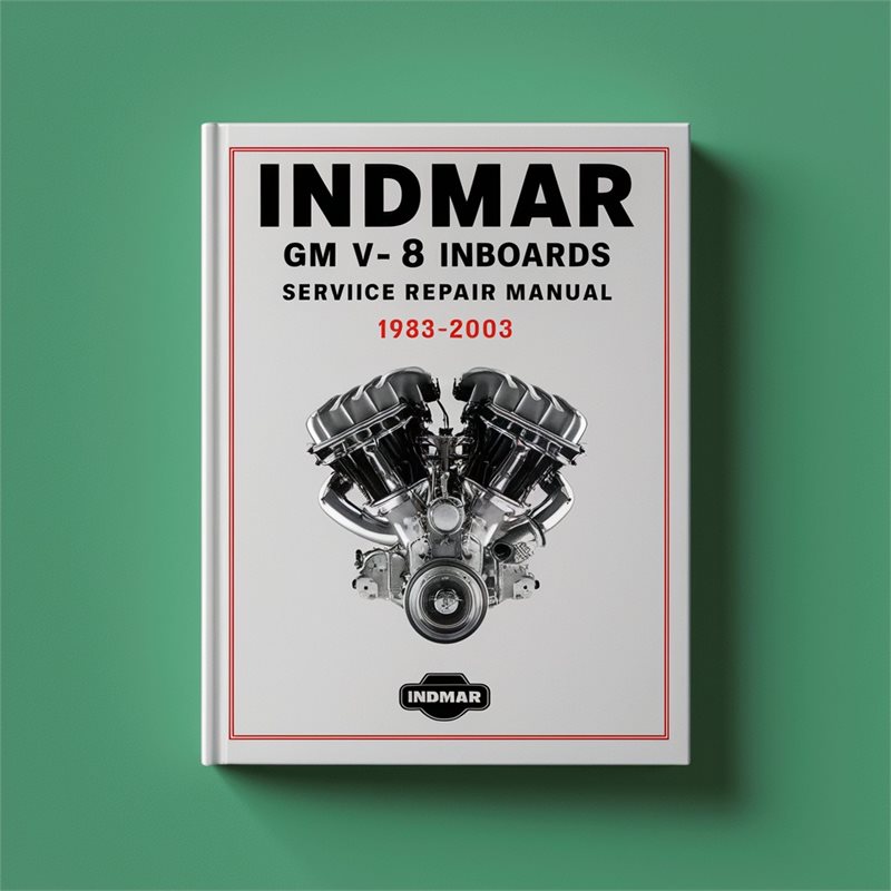 1983-2003 Indmar GM V-8 Inboards Service Repair Workshop Manual PDF