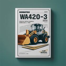 Komatsu WA420-3 Wheel Loader 2 Service Repair Workshop Manual PDF