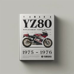 1975-1976 Yamaha YZ Models YZ80 Replacement Parts Catalog PDF