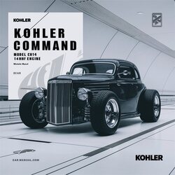 Kohler Command CH14 14 PS Motor Werkstatt Handbuch