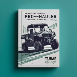 2004 Yamaha Yxp700-1000-pro-hauler Owners Owner's Manual PDF