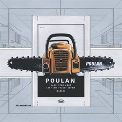 Poulan 3400 3700 4000 Chainsaw Service Repair Workshop Manual PDF