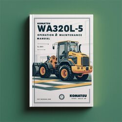 Komatsu Wa320l-5 Wheel Loader Operation (s/n: 60001 Up) Service Repair Workshop Manual PDF