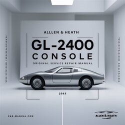 Allen Heath GL-2400 Console Original Service Repair Workshop Manual PDF
