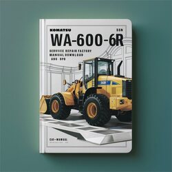 Komatsu WA600-6R Wheel Loader (sn: 65001 Up) SN: Service Repair Workshop Manual PDF
