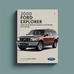 2000 Ford Explorer Software Service Repair Workshop Manual PDF