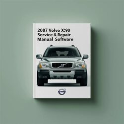 2007 Volvo XC90 Software Service Repair Workshop Manual PDF