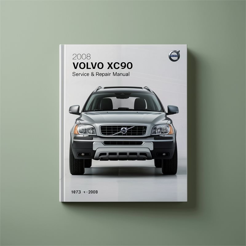 2008 Volvo XC90 Software Service Repair Workshop Manual PDF