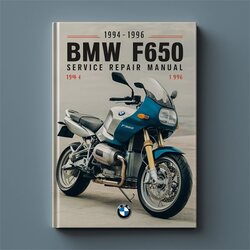 1994 1995 1996 BMW F650 Manual de servicio y reparación 