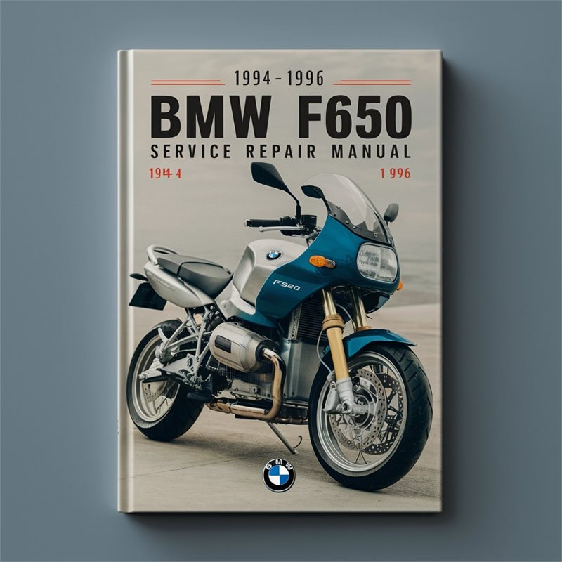 1996 BMW 1 Series F650 Service Repair Workshop Manual PDF