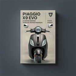 Baotian Piaggio X9 Evo 500 Scooter Moped Service Repair Workshop Manual PDF