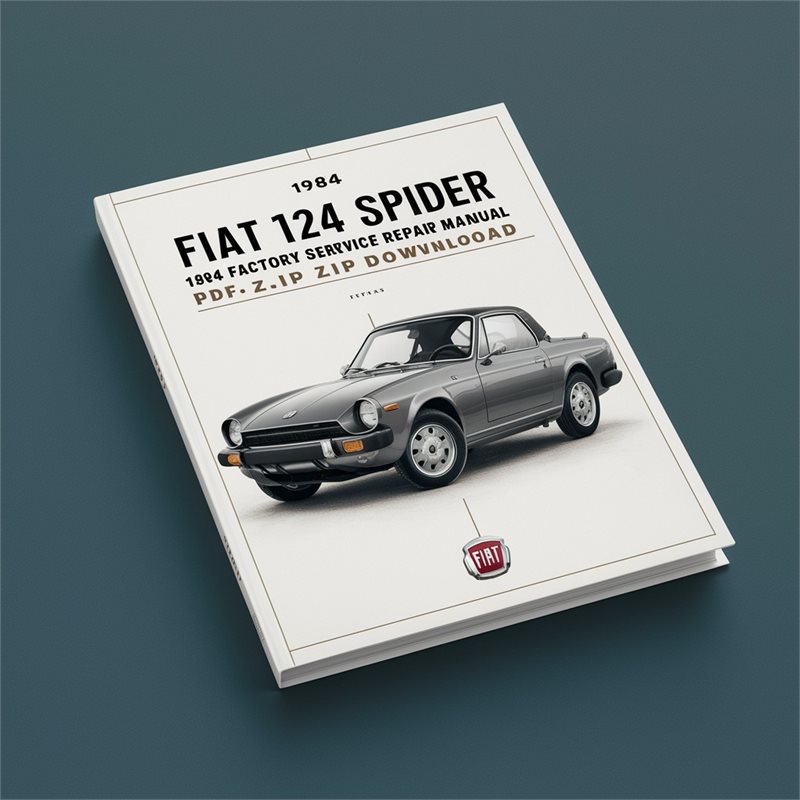 1984 Fiat 124 Spider .zip Service Repair Workshop Manual PDF