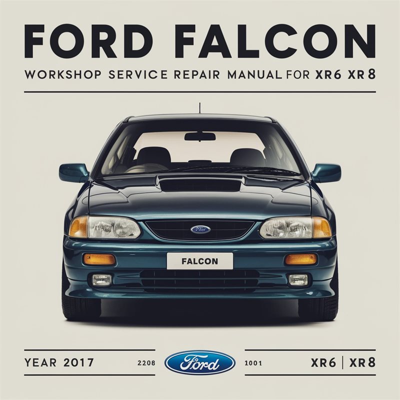 Ford Falcon BA XR6 XR8 Service Repair Workshop Manual PDF