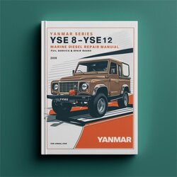 Yanmar YSE Series YSE8-YSE12 Marine Diesel Engine Service Repair Workshop Manual PDF