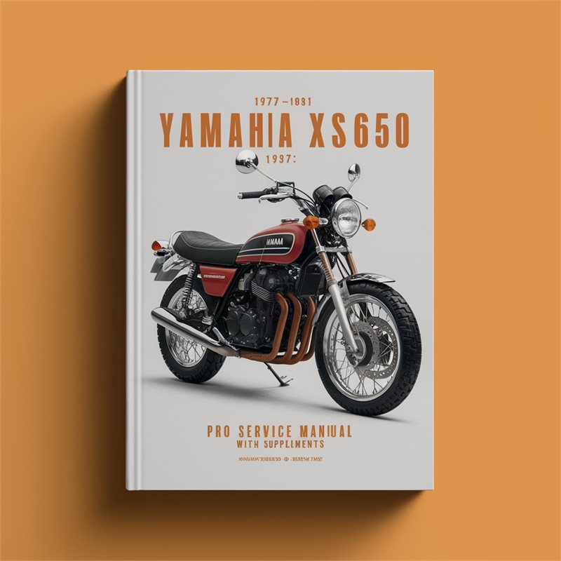 1977-1981 Yamaha XS Models XS650 Pro W/ Supplements Service Repair Workshop Manual PDF