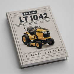 Cub Cadet LT 1042 Service Repair Workshop Manual PDF