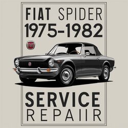1975-1982 Fiat 124 Spider Service Repair Workshop Manual PDF