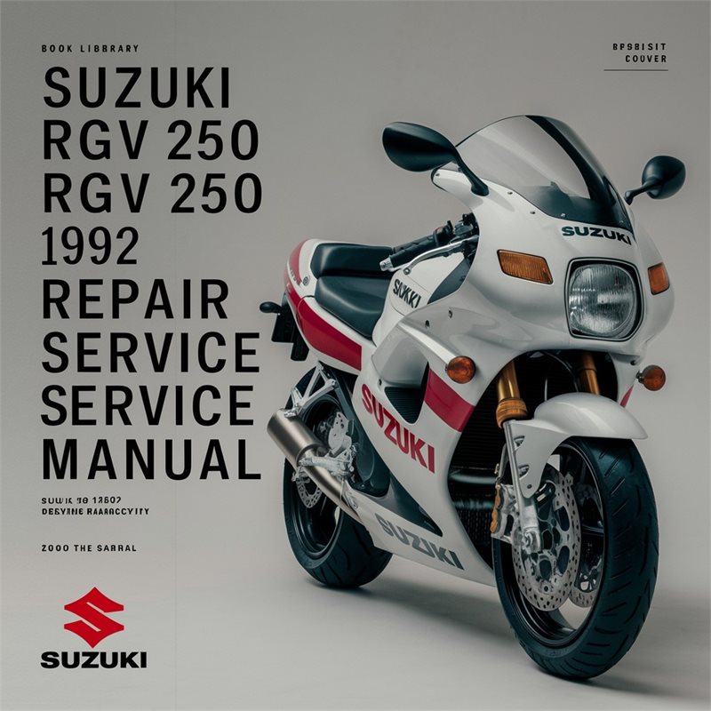 1992 Suzuki RGV250 RGV 250 Service Repair Workshop Manual PDF