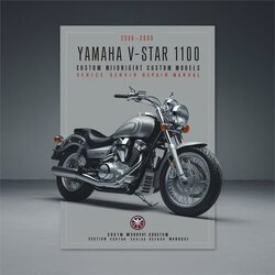 2008-2009 Yamaha V Series V-STAR 1100 XVS11 Custom Midnight Models Service Repair Workshop Manual PDF