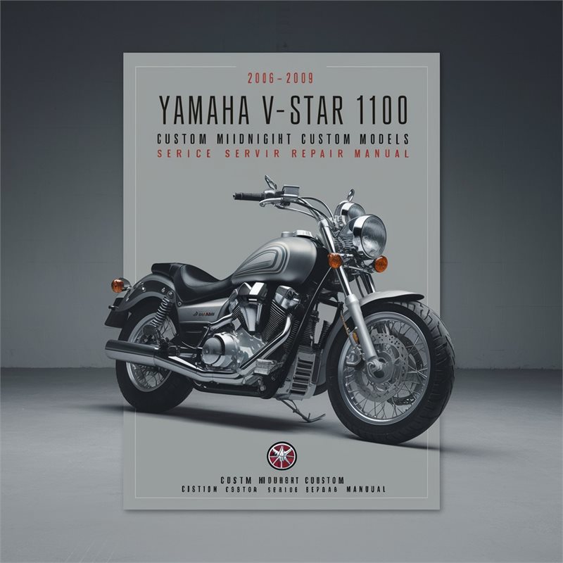 2008-2009 Yamaha V Series V-STAR 1100 XVS11 Custom Midnight Models Service Repair Workshop Manual PDF