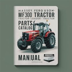 Massey Ferguson MF 300 Traktor-Lader-Planierer Ersatzteilkatalog
