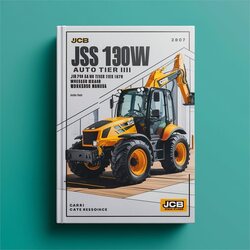 JCB Js130w-js175w Wheeled Excavator Service Repair Workshop Manual PDF