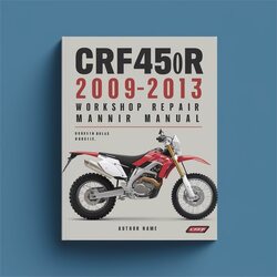 2009-2013 Honda CRF Series CRF450R Service Repair Workshop Manual PDF
