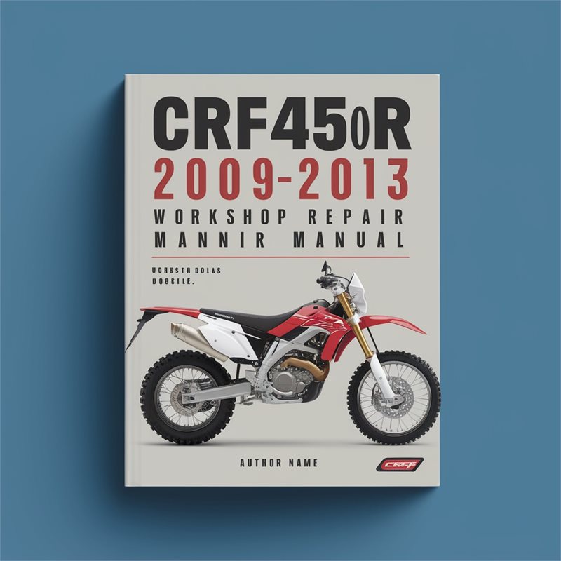 2009-2013 Honda CRF Series CRF450R Service Repair Workshop Manual PDF