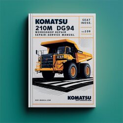 Komatsu 210M DG694 Dump Truck Service Repair Workshop Manual PDF